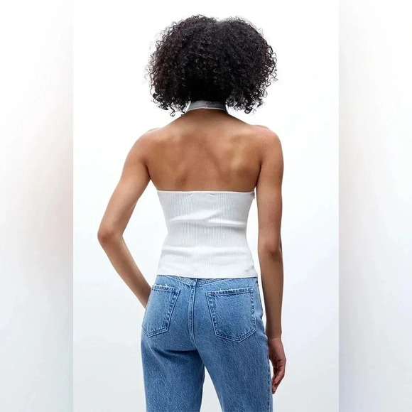 MINKPINK MAITLAND KNIT TOP‎ White XS - Picture 7 of 7